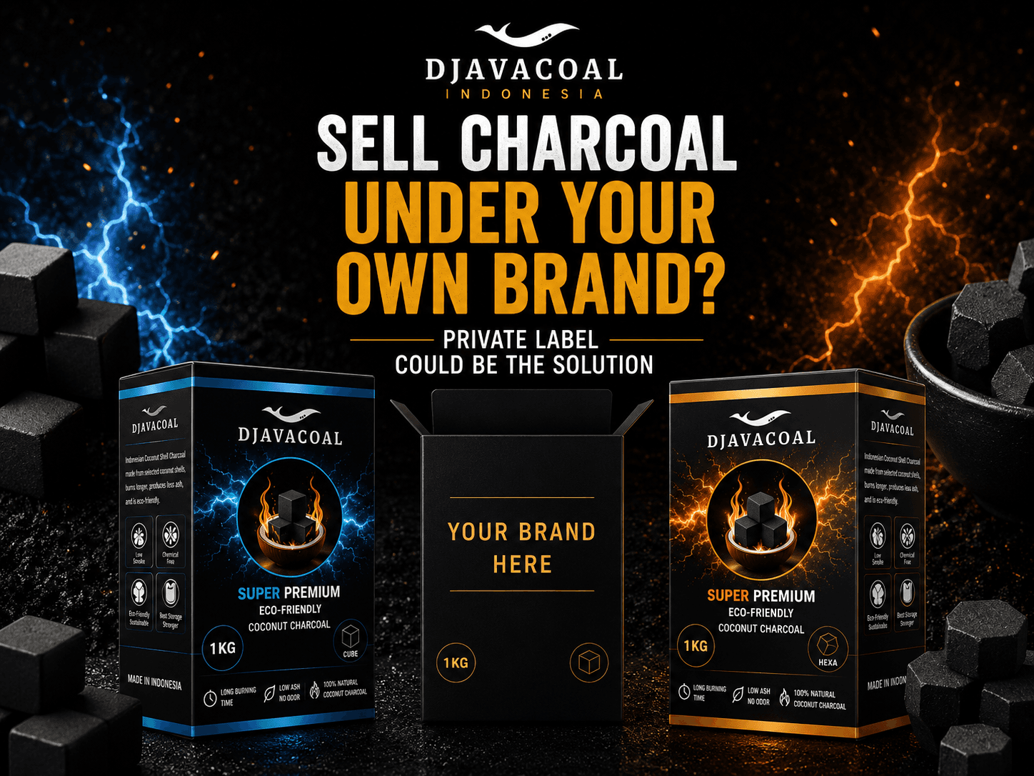OEM Charcoal Manufacturing: Build Your Own Brand
